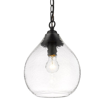 Luminaire suspendu en forme de goutte à 1 lumière Armijo