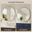 Miroir de salle de bain Valancia avec cadre en alliage d'aluminium de 2 po, film incassable, miroir décoratif-822998989-868696517