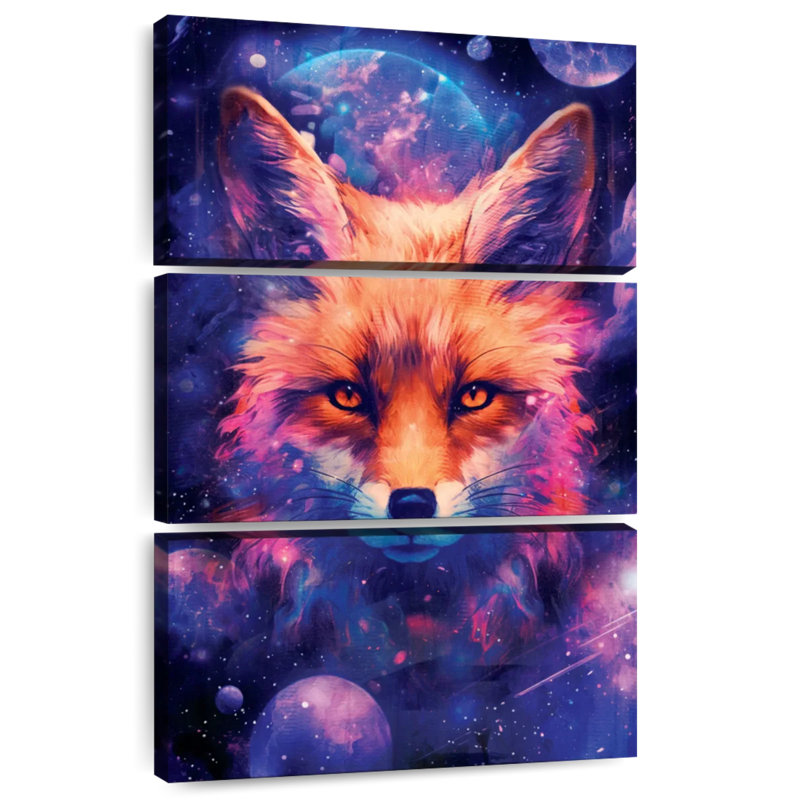 Brampt Cosmic Fox I, 45" H x 28" W