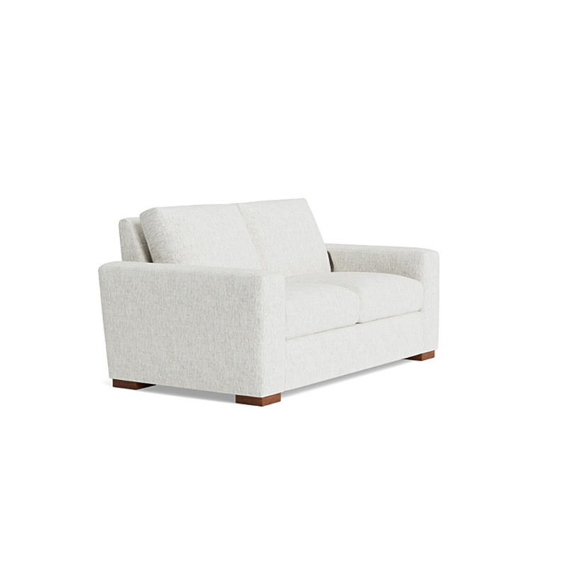 Couch Potato Loveseat (70"), Performance Weave - Snow