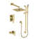 ZLINE Bliss Shower System W/ 16 in. Oversized Shower Head in Brushed Nickel (BLS-SHS16-BN)