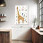 Adorable girafe scandinave sur toile-1064630640