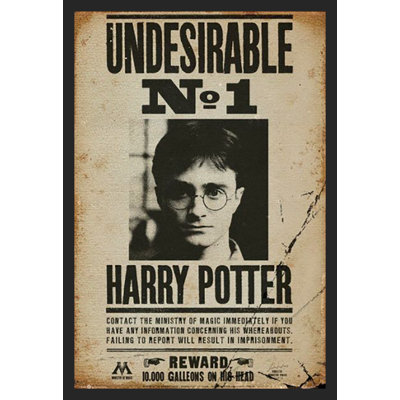 Harry Potter " Harry Potter - Undesirable No 1 Wanted "