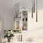 High-End Luxury Design Recessed or Wall-Mounted Tempered Glass Mirror Medicine Cabinet