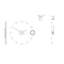 Rodón Mini L Metal Analog Wall Clock-1796991599