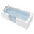 Ella Laydown 32"x72" Air Massage Walk-In-Bathtub Left Drain, 5 Piece Fast Fill Faucet-116486123