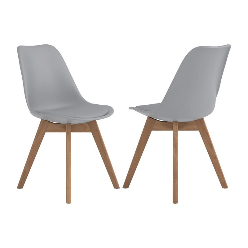 Ensemble de 2 chaises d'appoint en polypropylène