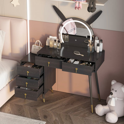Tamme Dressing Table with Mirror