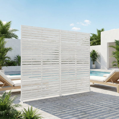Outdoor Metal Privacy Screen Fence Panel