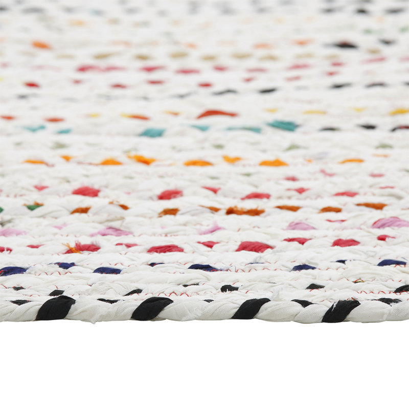 Cotton Hand Woven Area Rug, Rectangle 152 x 244cm