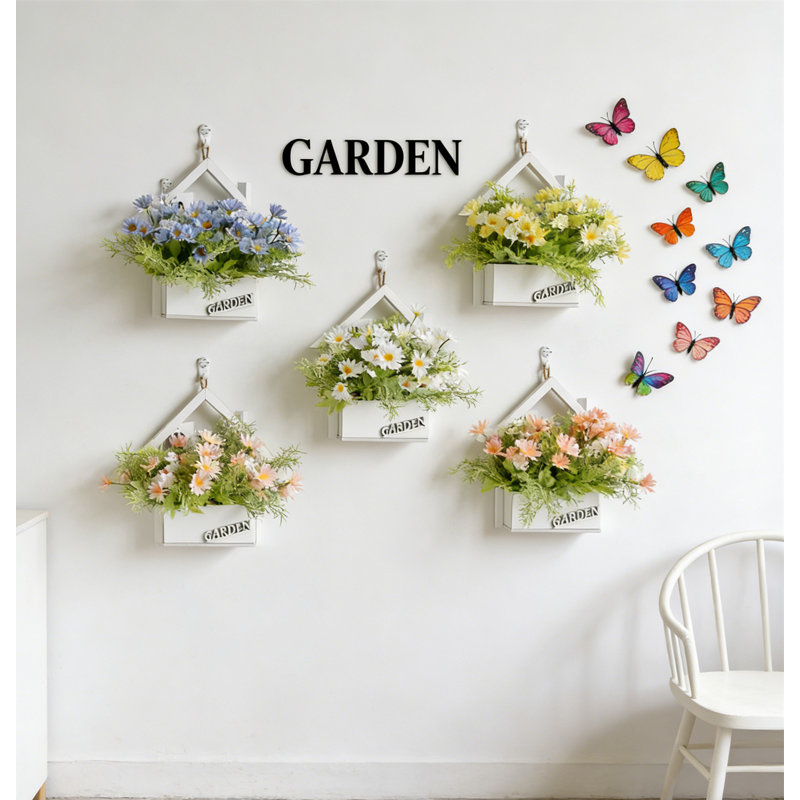 Wall-Mounted Artificial Flower
