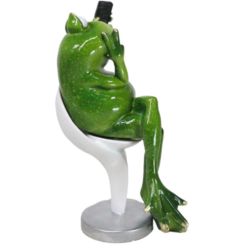 Figurine Queen Diva Lady Frog