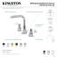 Robinet de salle de bain espacé Kingston-128514192