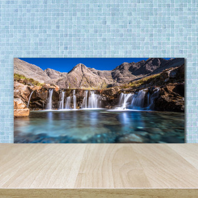50cm W x 100cm L Glass Peel and Stick Panel