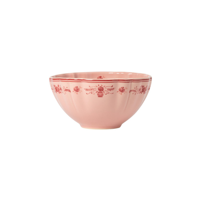 Vila Pasta Bowls, Pink/Red