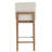 Alayha Upholstered 26'' Counter Stool with Solid Wood Frame-845734064