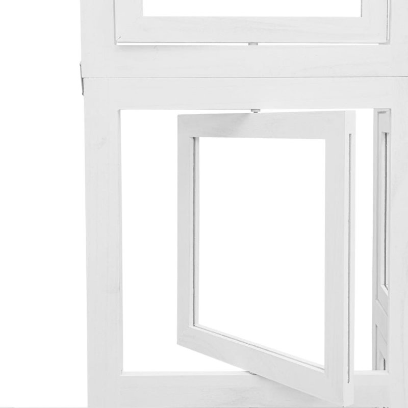 Scottsville 145cm W 4 - Panel Solid Wood Folding Room Divider, 160cm H x 145cm W