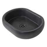 Newterra Handmade Oval Vessel Bathroom Sink