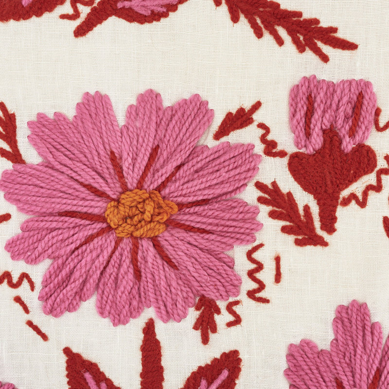 Tissu de broderie Marguerite, Fleur
