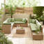 Miacomet Modular PE Rattan Garden Sofa Set and Table for Modern Gardens and Patios (Cover Included)-2147318852-2147318854