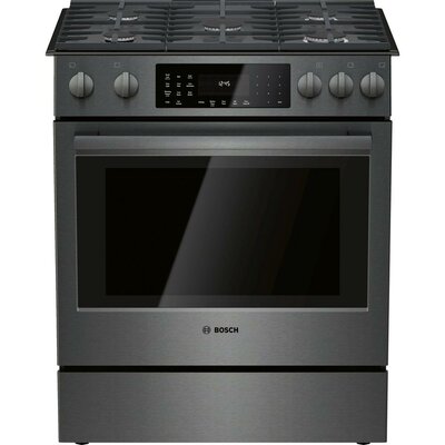 800 Series 30"" 4.8 cu ft. Slide-in Gas Range with 18k BTU Burner -  Bosch, HGI8046UC