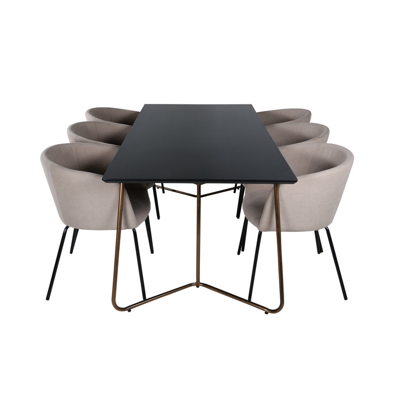 Teneyck 6 - Person Dining Set