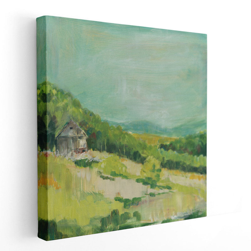 Upper Fields - reproduction d'art sur toile, H 20 po x l 20 po