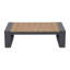 Table basse d'extérieur en aluminium