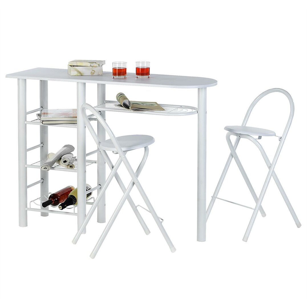 Bar-Set Avallone mit Weinregal