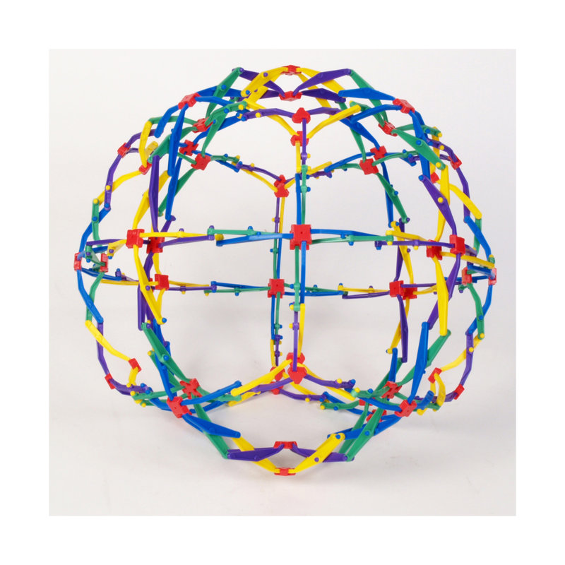 Mini sphère Hoberman - arc-en-ciel