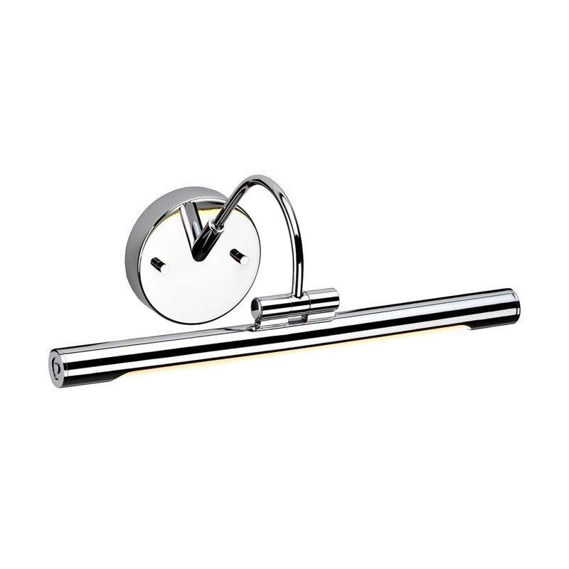Alton Dimmable LED Picture Light with Remote, 16.1 cm H x 38.8cm W x 20.5cm D, Polished Chrome