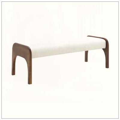 Banc long rembourré 50,25 po