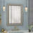 Solid Wood Flat Bathroom Mirror-88082268
