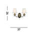 Rodman Mild Steel Candle Wall Light-1377533484