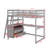 Twin Size Loft Bed With Desk And Shelves-1530140083