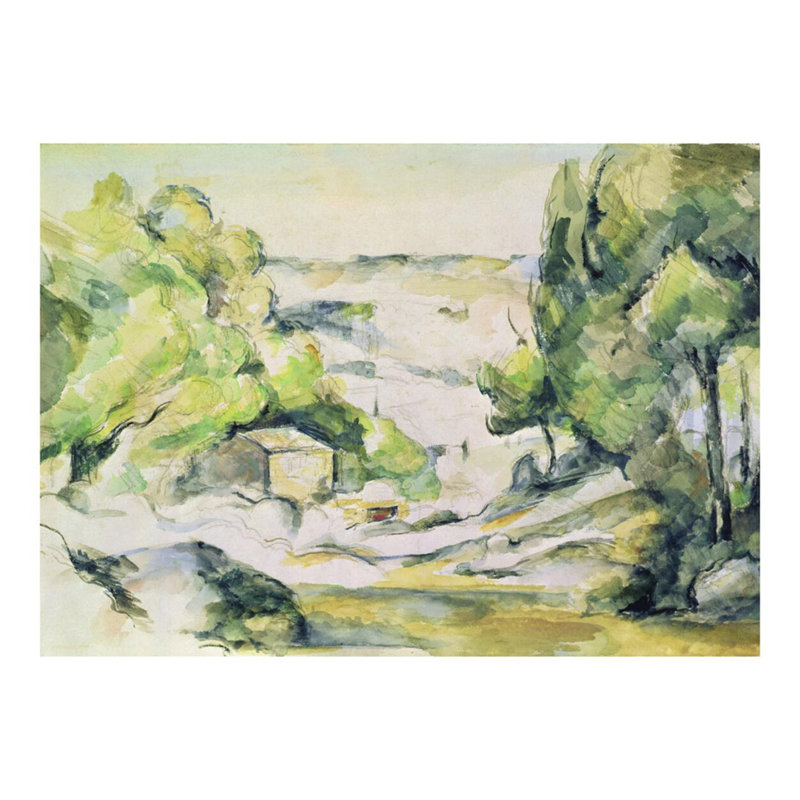 «Countryside in Provence», Paul Cézanne, estampe numérique, H 16 po x l 20 po