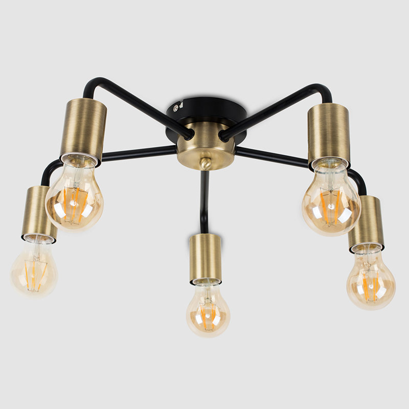 Merrie Semi Flush Mount, No Bulb