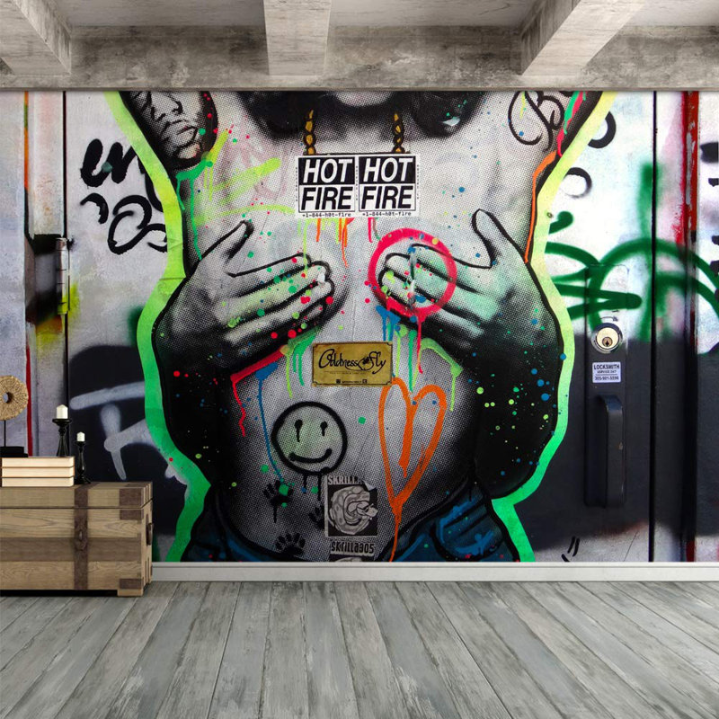 Peinture murale vibrante Graffi Street Paint, L 100 po x l 144 po