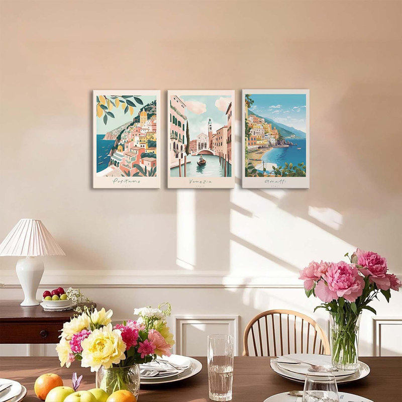 3 Piece Wrapped Canvas Print