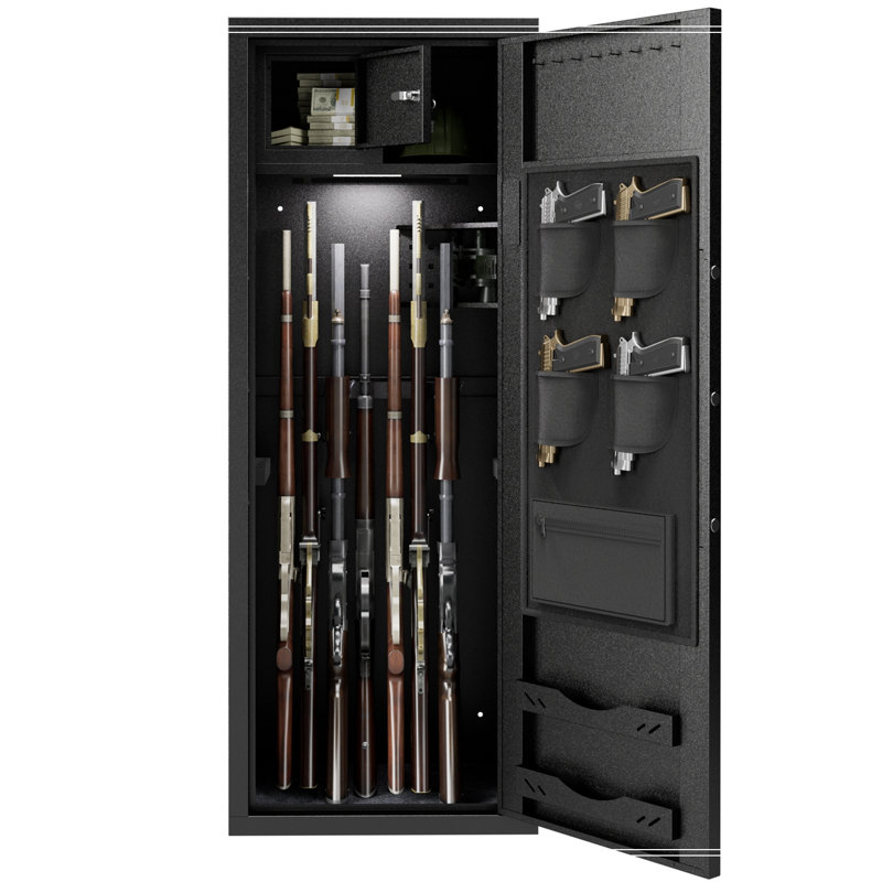 Armoire de bureau avec verrou d'empreinte digitale