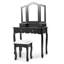 Ensemble de coiffeuse avec tabouret et miroir