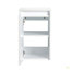 Meuble-lavabo de 60 po avec lavabo en résine, portes à fermeture douce et armoire à 1 côté, montage flottant, contreplaqué (emballage KD) - 24 po x 2 + 12 po