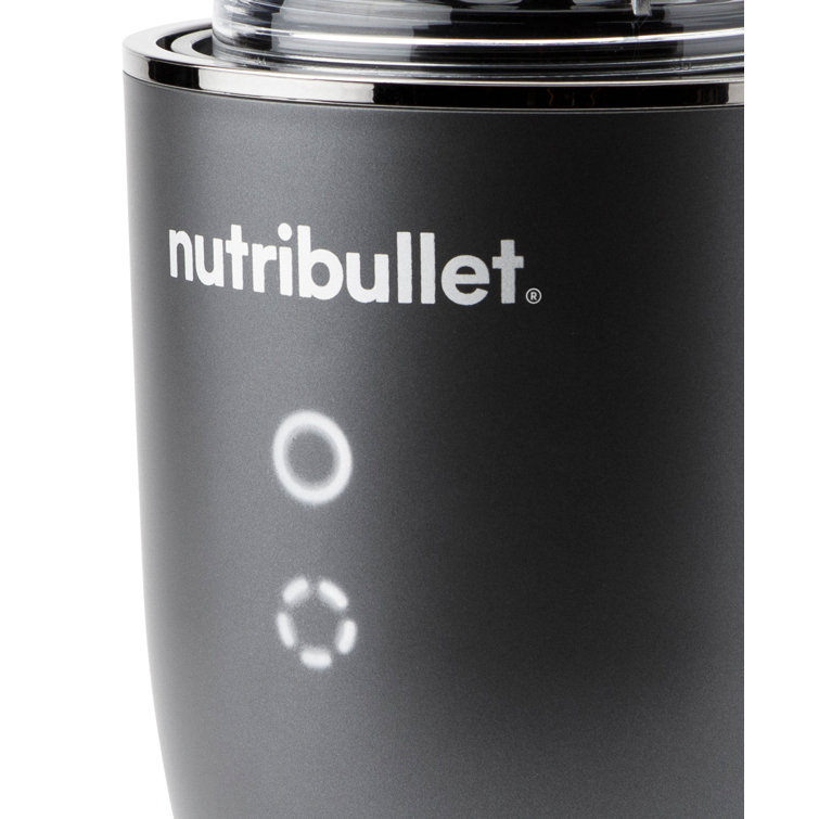 NutriBullet 1200W Blender Combo Dark Gray Stainless Steel Plastic