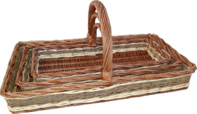 August Grove Hidevale Wicker Decorative Basket