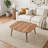 Oslo Solid Wood Coffee Table with Rounded Corners and Mid Century Style