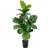 Black 40 inch Artificial Fiddle leaf fig Tree in Pot