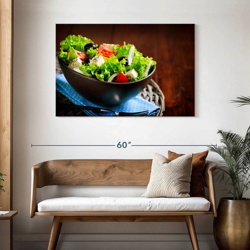 Greek Salad, 30" H x 45" W