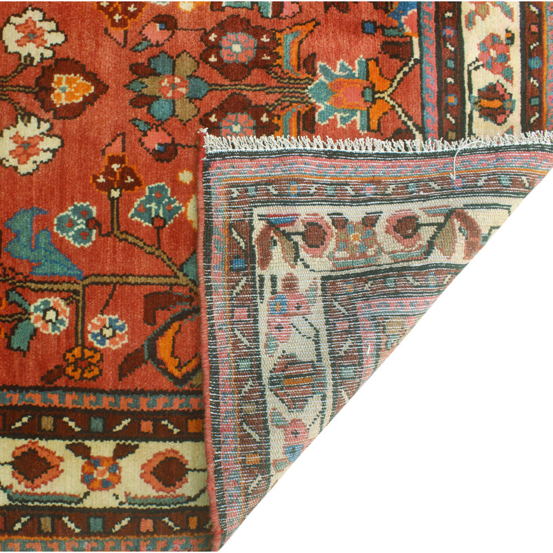 One-of-a-Kind 4' x 12'3" 1980s Runner Wool Area Rug in