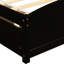 Lit simple avec deux tiroirs envoûtants - Bois massif pour chambre à coucher de charme-709736061