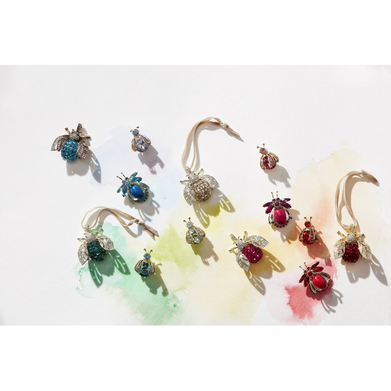 5 Piece Rainbow Mini Bug Clip Set